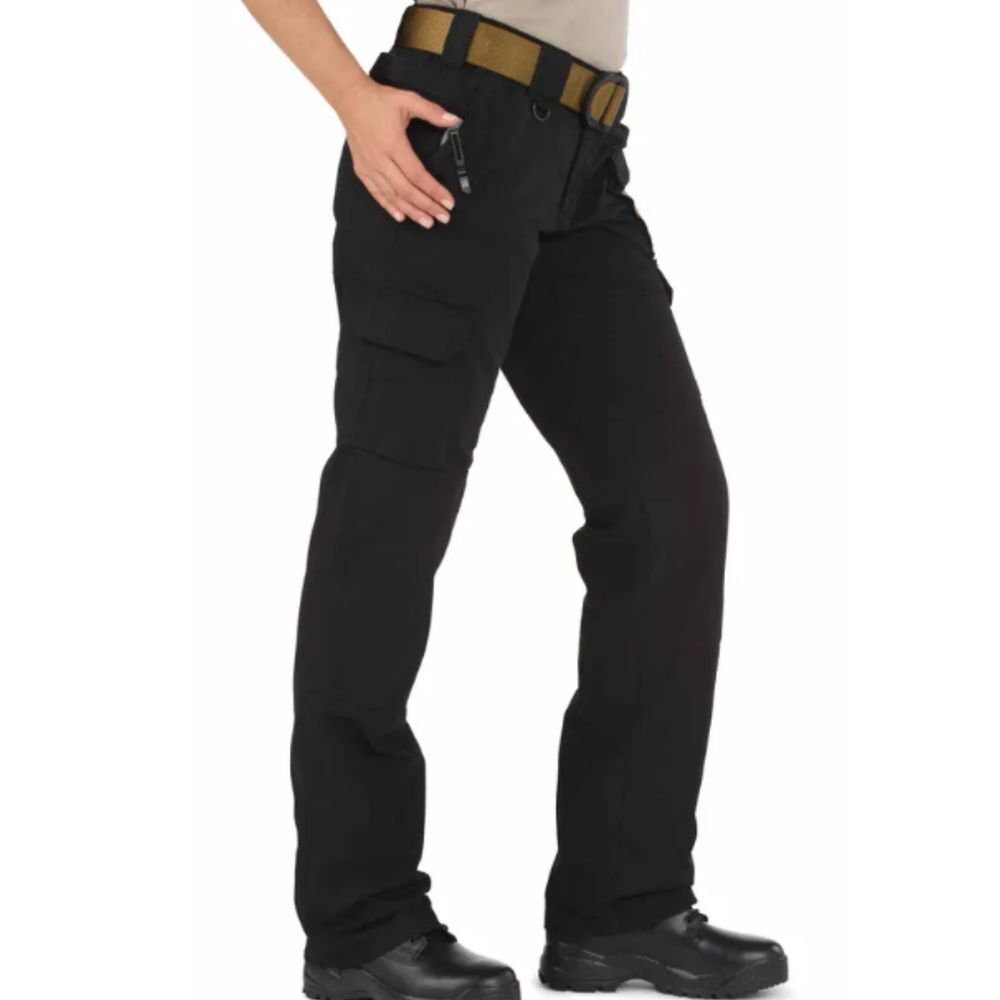 5.11 Women's Tactical Cotton Canvas Pants‎ Cargo Straight Military Black Size 14